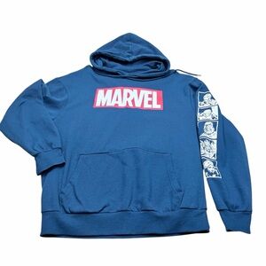 Marvel Men's Blue Graphic Hoodie